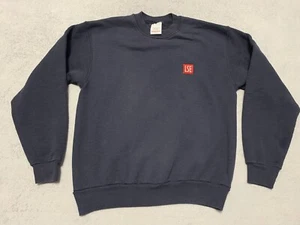 Vintage Screen Stars Fruit Of The Loom Crewneck Sweatshirt Men M Blue Embroidery - Picture 1 of 14