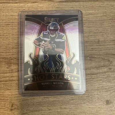 2020 Panini Select Hot Stars Russell Wilson #HS18 Seahawks Insert - Image 1 of 2