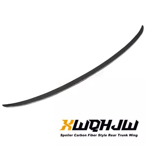 M4 Style Carbon Fiber Trunk Spoiler For BMW 1998-2004 E46 3-Series Sedan Only - Picture 1 of 8