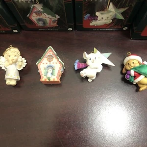 Vintage Carlton cards Christmas ornament Lot Of 4   # 3,27,28 and 32 - Picture 1 of 19