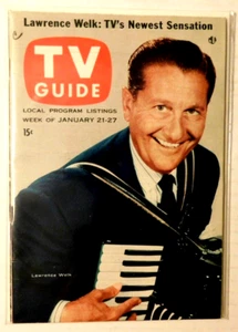 TV GUIDE #147 Lawrence Welk cubierta 21 de enero 1956 - Imagen 1 de 1