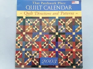 QUILT CALENDAR 2003, Directions & Patterns for 12 designs - THAT PATCHWORK PLACE - Picture 1 of 13