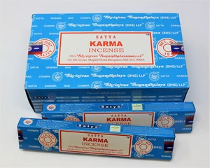 Satya Nag Champa KARMA Incense Sticks: Choose 15 30 45 90 or 180 gm - Picture 1 of 17