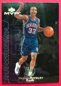 2000-01 Upper Deck MVP Electrifying Nets Basketball Card #E2 Stephon Marbury - Picture 1 of 2