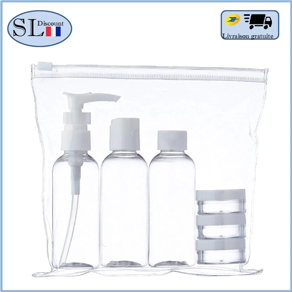 Trousse de Toilette Trousse maquillage Pochette Flacons Pots vides - Photo 1/1