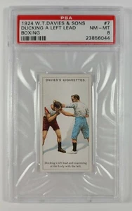 1924 W. T. Davis & Sons - Ducking A Left Hand #7 - Boxing PSA 8 - Bild 1 von 2