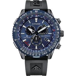 NUOVO OROLOGIO CITIZEN ECO DRIVE RADIOCOMANDATO A-T CRONOGRAFO NERO CB5006-02L - Foto 1 di 5
