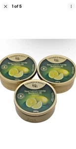 Cavendish Harvey Sour Lemon Drops 5.3oz Pack of 3 Real Fruit Juice Premium Candy - Picture 1 of 1