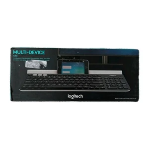 Logitech K780 Multi-Device Kabellose Tastatur für PC, Handy Tablet.  Schwarz. - Bild 1 von 2