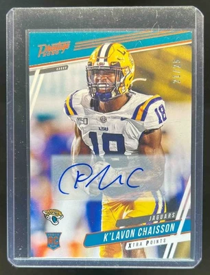2020 Prestige K Lavon Chaisson Xtra Points Signatures RC Orange Auto #21/25 - Image 1 of 2