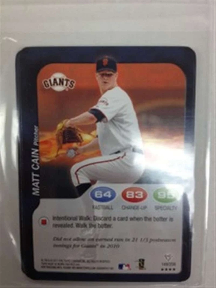 2011 Topps Attax San Francisco Giants Team Set 9 Game Cards Lincecum NM-MT - Image 1 of 1