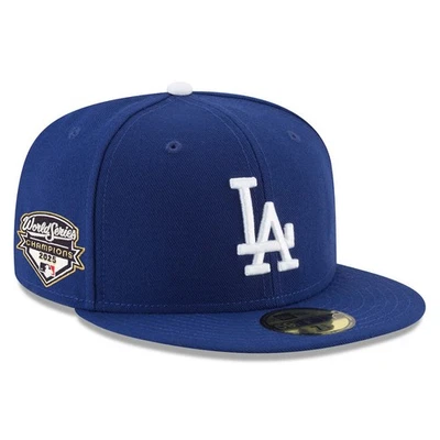 Los Angeles Dodgers New Era 2025 World Series Champions 59FIFTY Fitted Hat - Image 1 of 4