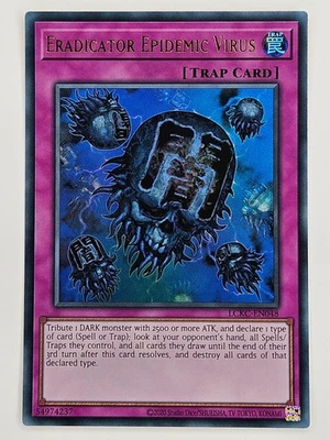 Yu Gi Oh - LCKC-EN048 Eradicator Epidemic Virus - Ultra Rare - Image 1 of 4