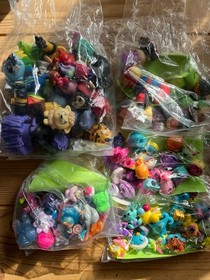 100 Piece Mixed Lot Shopkins TSum Hatchimals Shimmer Shine Mini Figures
