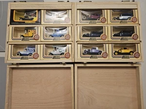 LLEDO Days Gone (1986) - 12 Diecast Models - Two Wooden Presentation Boxes - Imagen 1 de 14