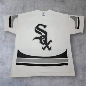 Vintage 90s Chicago White Sox Pro Player T-Shirt Herren XL 1996 Salem MLB AOP - Bild 1 von 13
