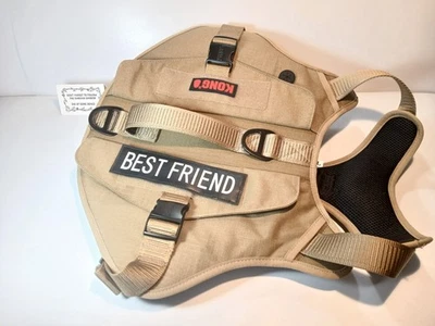 Chaleco Arnés Táctico KONG Talla XL Duradero con Bolsas de Transporte Caqui Tostado *NUEVO Foto 1 de 4