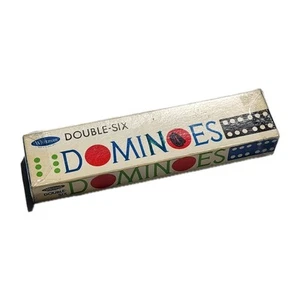 EUC Vintage Whitman Double-Six Dominos Complete Set - Picture 1 of 7