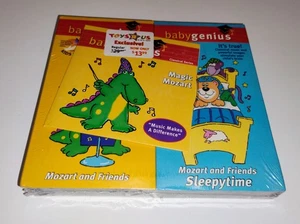 Baby Genius Einstein Educational Toys "R" Us Exclusive 2-Tape VHS Set w/ CD NEW - Picture 1 of 5