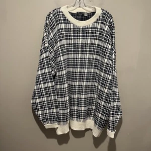 Trader Bay VTG 90s Sweater Men’s Size 3XL Knit Pullover Made in USA Hand Framed - Picture 1 of 9