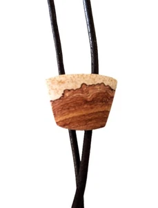 Picture Jaspis Cabochon Bolokrawatte auf echtem 40" langem Leder schöne Spitzen PJ89 - Bild 1 von 2