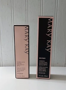Lot of 2 Mary Kay Foundation Primer & CC Cream SPF 15 Bundle - EXP. 2027 - Picture 1 of 4
