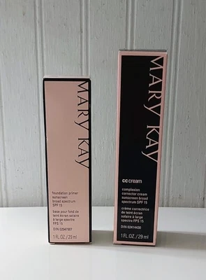 Mary Kay Foundation Primer & CC Cream SPF 15 Bundle - EXP. 2027- FREE SHIPPING - Image 1 of 4