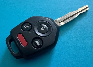 OEM 2018-2021 SUBARU LEGACY REMOTE HEAD KEY FOB CWTB1G077 "G" CHIP ~BLACK POD!! - Picture 1 of 7