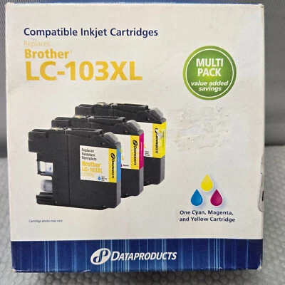 Brother LC103XL Tri-Color Ink Cartridges DataProducts - Image 1 of 4