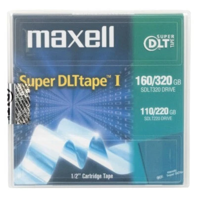 MAXELL SUPER DLT TAPE I 160/320GB SDLT320/SDLT220  - Bild 1 von 2