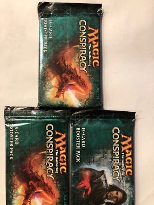 Conspiracy MTG Booster Pack x 3 New Sealed Condition (RG) 4RCards - Image 1 of 2