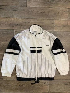 Vintage adidas jacket men size M white Y2K japan style - Picture 1 of 11