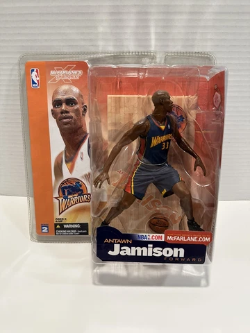 ANTAWN JAMISON Golden State Warriors NBA McFarlane Series 2 Variant Jersey RARE! Cover