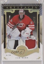 2015-16 Upper Deck Artifacts Gold Spectrum Dual Patch 4/10 Cam Ward #8