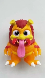 MGA 2018 Orange Rubber Talking Monster Toy with long tongue and horns 4in. - Picture 1 of 11