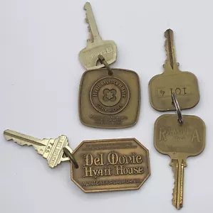 Hotel Key & Metal Fobs Del Monte Hyatt House Monterey CA,O’HARE APT Chi 2 RAMADA - Picture 1 of 7
