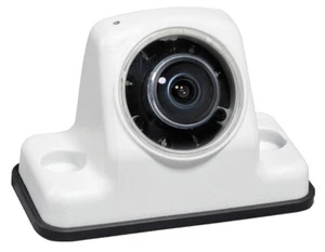 Cámara trasera a color Voyager IR LED blanca con micrófono con conector de 4 pines - Imagen 1 de 2