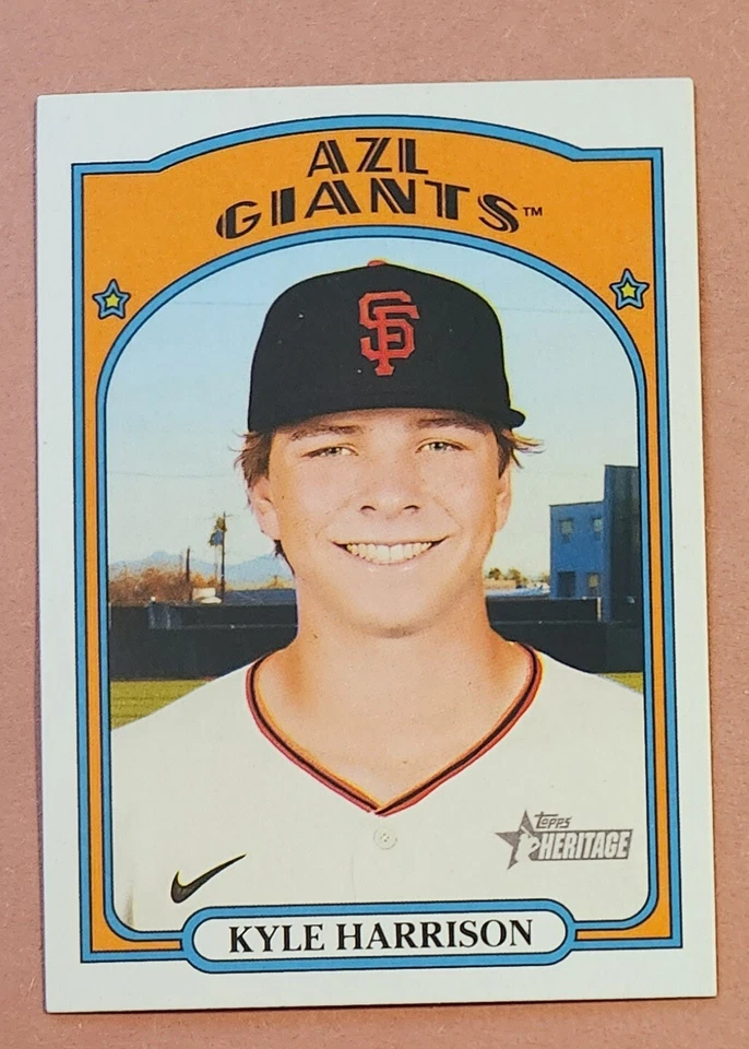 Kyle Harrison 2021 Topps Heritage Minor League Prospect Card #99 - Image 1 of 1