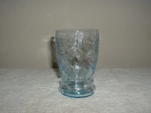Federal Madrid 9 oz. Blue 4 1/4" Flat Tumbler Ripple Base - Picture 1 of 1