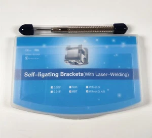 1 X Soporte Autoligable Dental Metal Mini MBT 022 345 Ganchos + Herramienta Soldadura Láser - Imagen 1 de 4