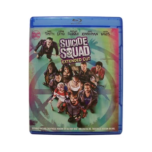 "SUICIDE SQUAD (2016)" Extended Cut 3-Disc BLU-RAY + DVD (2016) - Imagen 1 de 2