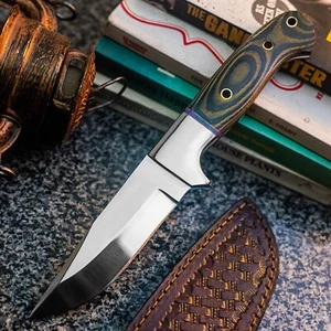 9.2" WILD BLADES CUSTOM HANDMADE HUNTING KNIFE COMBAT FIXED BLADE MILITARY - Picture 1 of 12