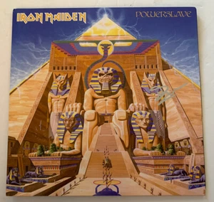 Bruce Dickinson Iron Maiden Powerslave Autografiado Firmado LP Certificado BAS - Imagen 1 de 3