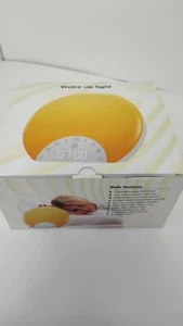 Bluetooth Colored Sunrise Smart Wake up Light Alarm Clock New Opn bx Gift Ideas - Picture 1 of 16