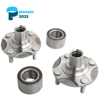 Conjunto de 2 juegos de cojinetes de cubo de rueda delantera aptos para Mitsubishi Mirage G4 17-24 Foto 1 de 4