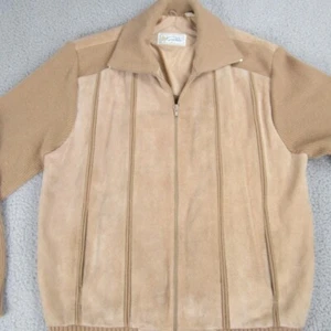 Maglione vintage giacca uomo grande scamosciato rockabilly trafilato nonno - Foto 1 di 22