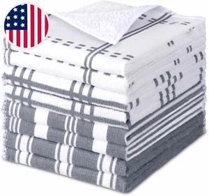 Kitchen Towels, Absorbent Dish Towels for Kitchen, Soft Dish Cloth for Home, Mul - Picture 1 of 12