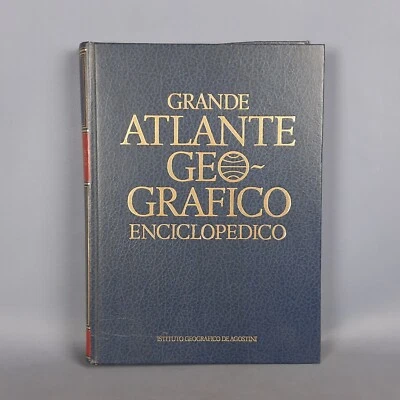 Large Geographic Encyclopedia Atlas De Agostini Catalog 37023 1986 - Image 1 of 4