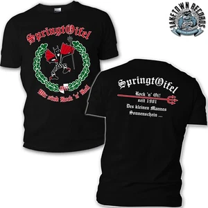 SPRINGTOIFEL - LOGO (T-Shirt) S-3XL Cult Skinhead Oi! Punk 4 per thousand Loikaemie - Picture 1 of 4