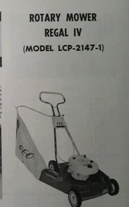 Cortadora de césped giratoria REO con rueda de caballo para caminar detrás dueño y piezas manual LCP-2147-1 IV - Imagen 1 de 2